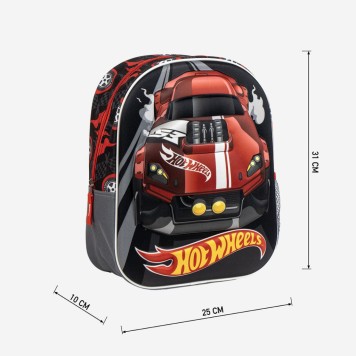 Hot Wheels Turbo 3D backpack, bag 31 cm