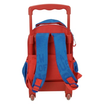 Smurfs Village rolling kindergarten backpack, bag 30 cm