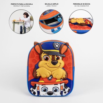 Paw Patrol 3D backpack, bag 31 cm