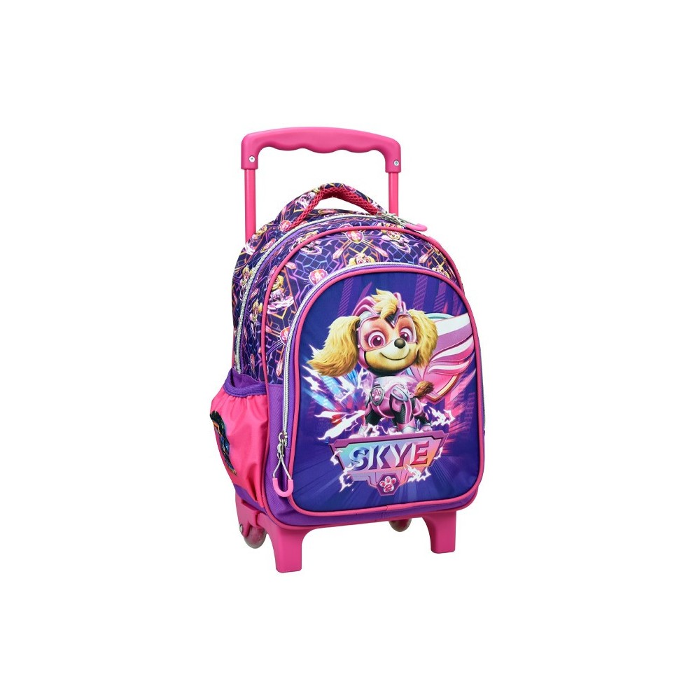 Paw Patrol Skye rolling kindergarten backpack, bag 30 cm