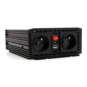 Przetwornica samochodowa 700W 12V - 230V