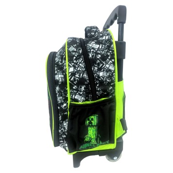 Minecraft Metro Art rolling kindergarten backpack, bag 30 cm
