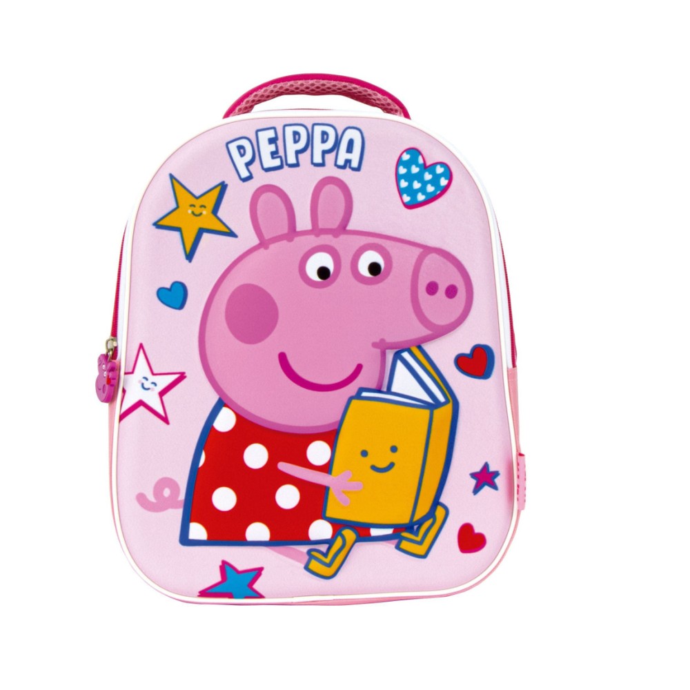 Peppa Pig Book 3D backpack, bag 32 cm