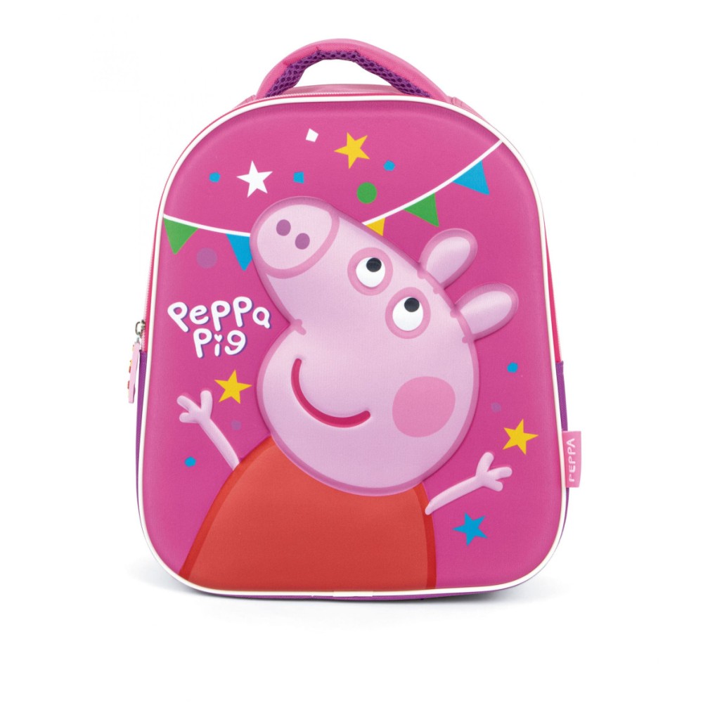 Peppa Pig Party 3D backpack, bag 32 cm