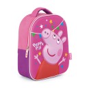 Peppa Pig Party 3D backpack, bag 32 cm