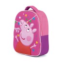 Peppa Pig Party 3D backpack, bag 32 cm