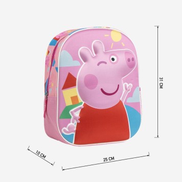 Peppa Pig Sunshine 3D backpack, bag 31 cm