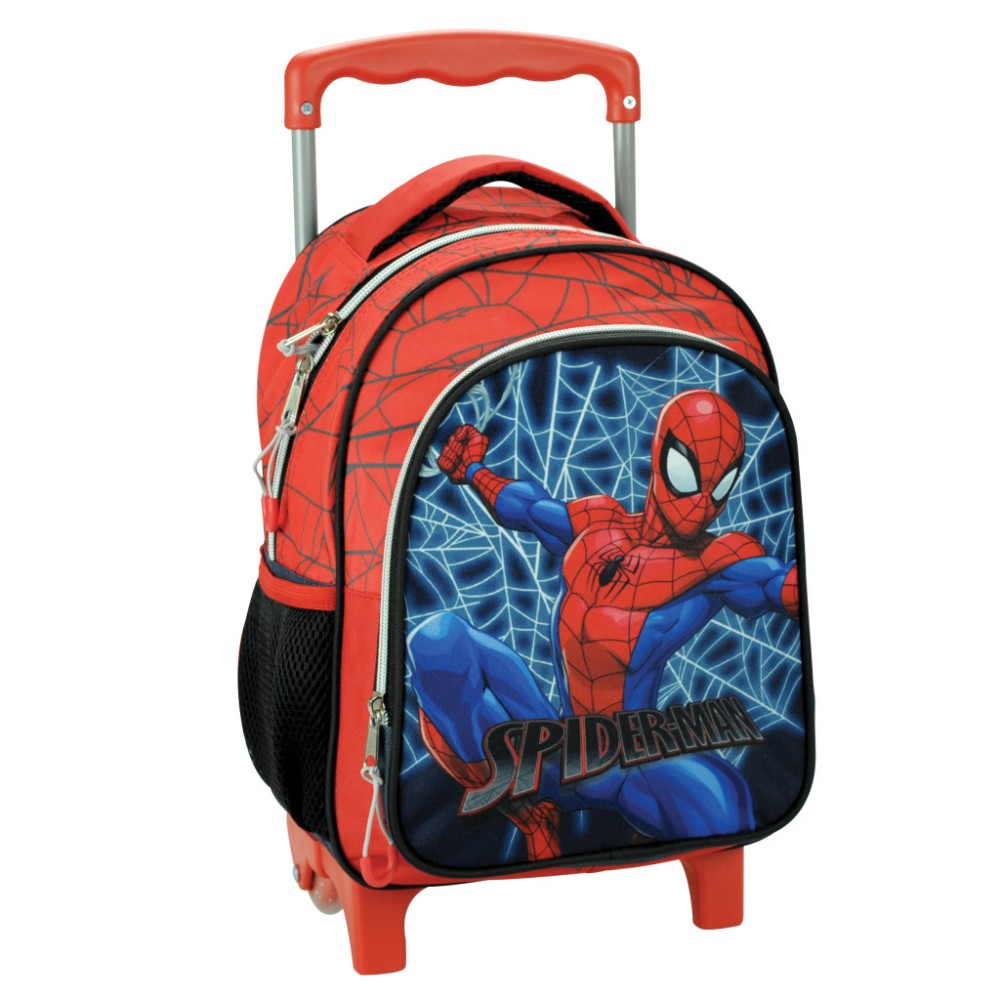 Spiderman Frame rolling kindergarten backpack, bag 30 cm