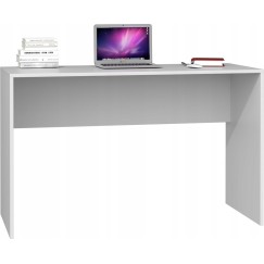 Bureau d'angle RITA 120x50x76 cm 4 niches Blanc