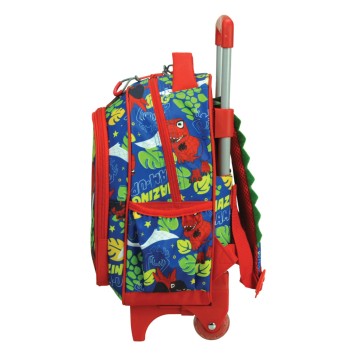 Spiderman Spidey Dino-Webs rolling kindergarten backpack, bag 30 cm