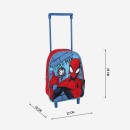 Spiderman rolling kindergarten backpack, bag 29 cm