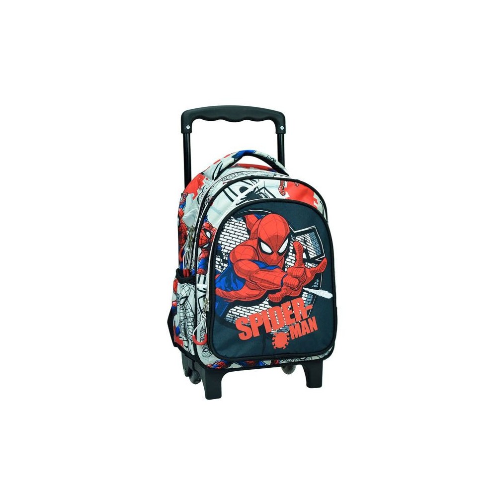 Spiderman Wall rolling preschool backpack, bag 30 cm