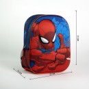 Spiderman Web Force 3D Backpack, Bag 31 cm