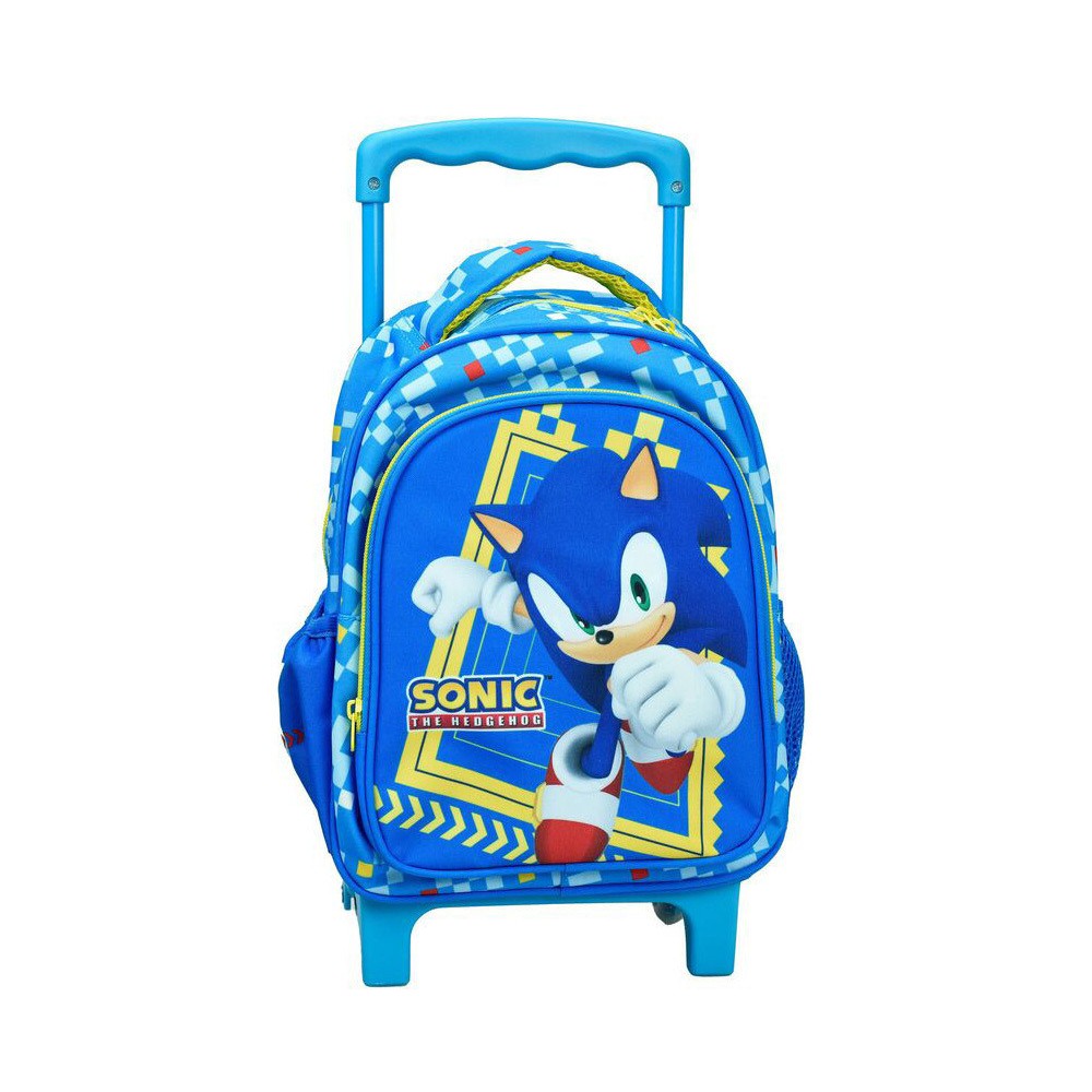 Sonic the Hedgehog Rush Sonic the Hedgehog rolling kindergarten backpack, 30 cm bag