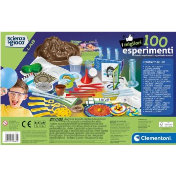 Colour Science & Play Clementoni 110 Best Science Experiments Kit