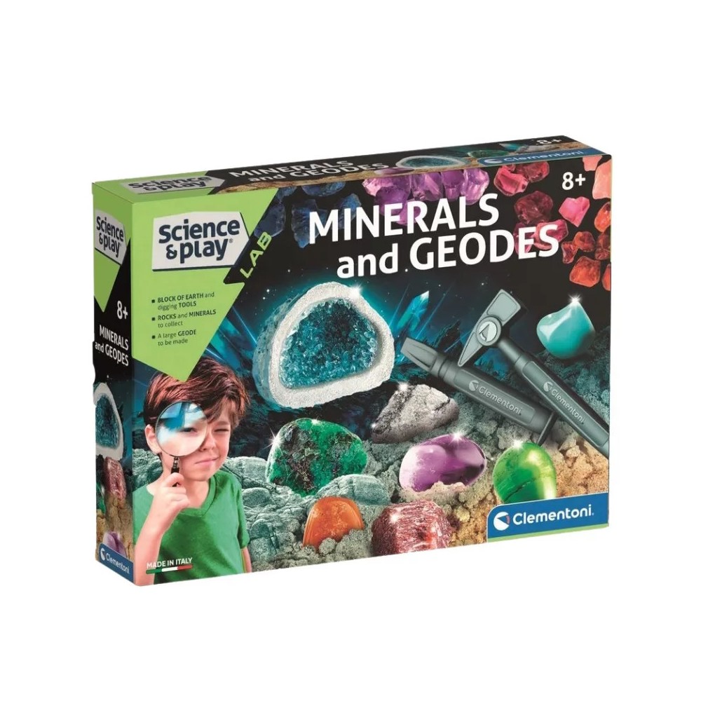 Colour Science Minerals and Geodes Science Set Clementoni
