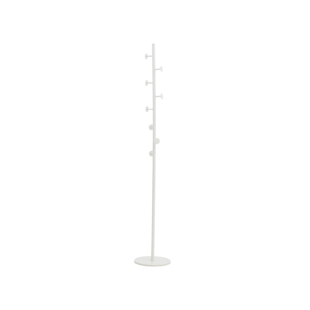 Coat stand Kroker pakoworld white metal 30x30x173cm Coat stand Kroker pakoworld white metal 30x30x173cm