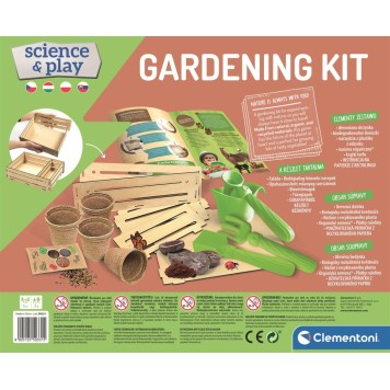 Colour Organic Gardening Scientific Kit Clementoni