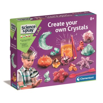 Colour Gleam Crystal Making Science Set Clementoni
