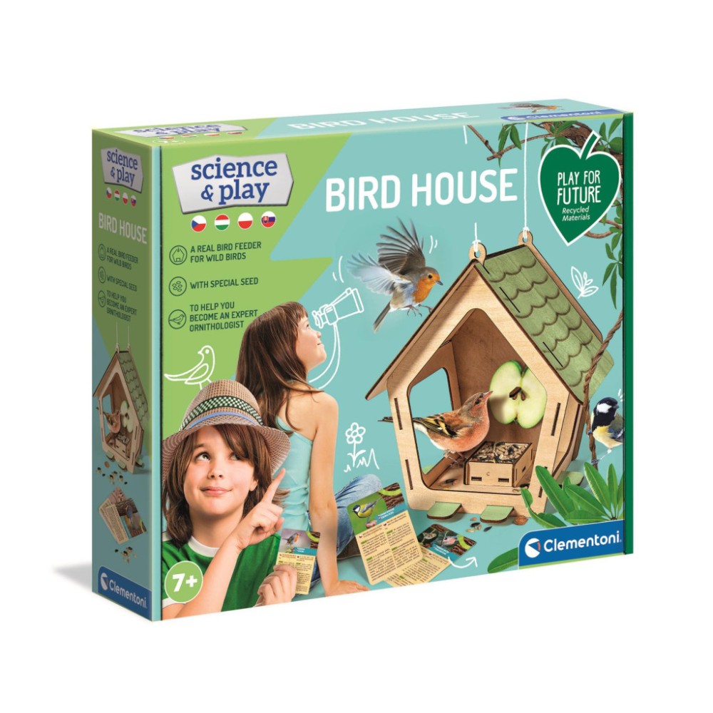 Colour Ornithologist Birdhouse making kit Clementoni