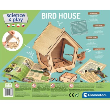 Colour Ornithologist Birdhouse making kit Clementoni