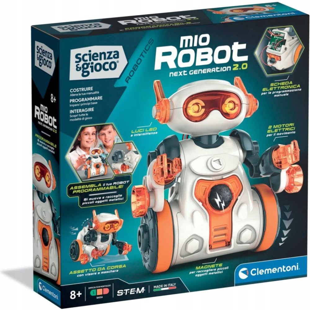 Robot Mio the robot 2.0 Programmable ToyMio the 2.0 Clementoni