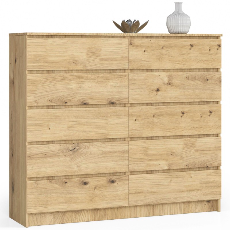 KOMODA K140 10SZ CLP DĄB ARTISAN KOMODA K140 10SZ CLP DĄB ARTISAN