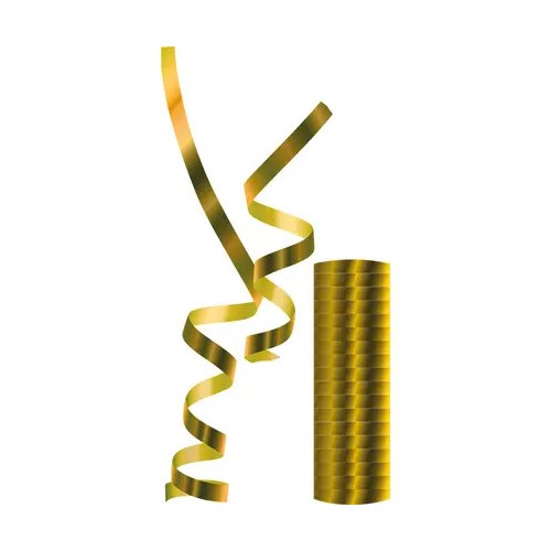 Colour Metallic Gold Streamer