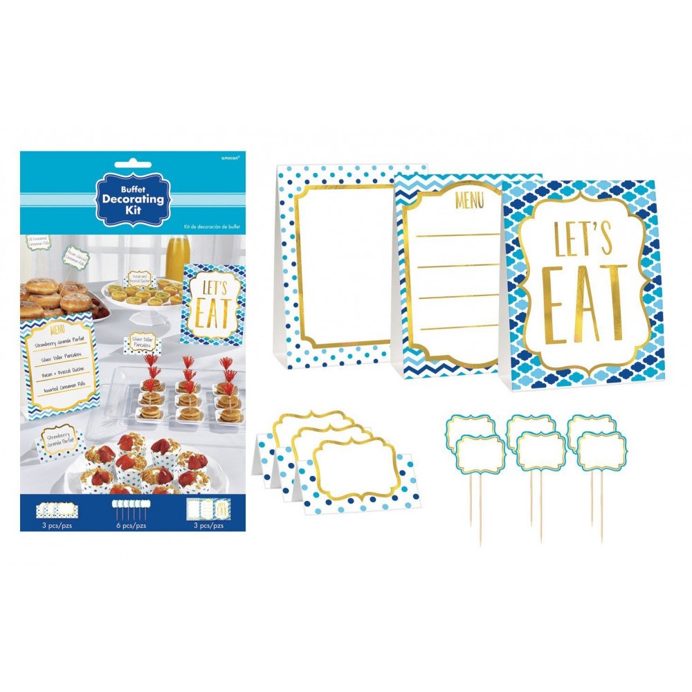 Colour Table Mini Decoration Set 12 pieces