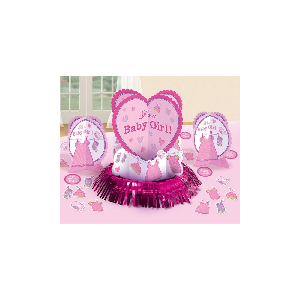 Baby Girl table decoration set