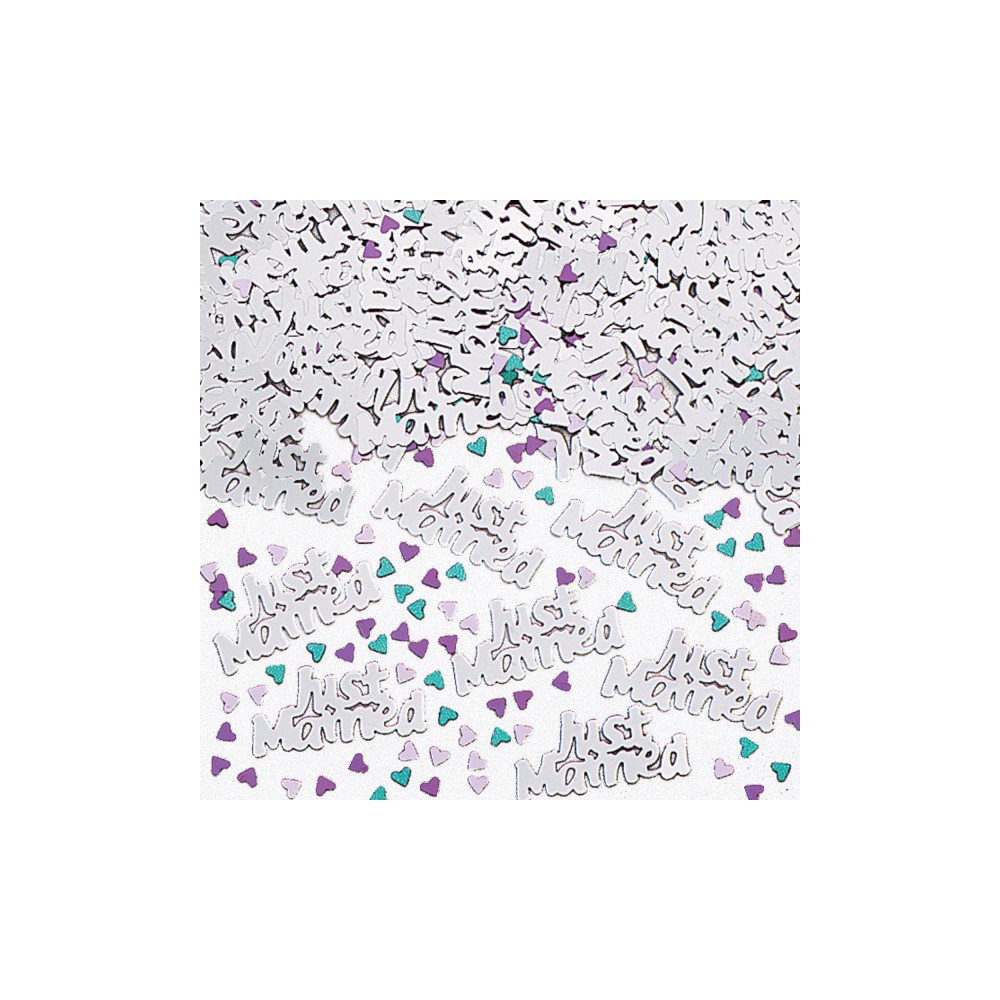 Wedding i, Just married confetti