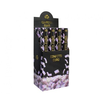 Party Euro confetti launcher 40 cm