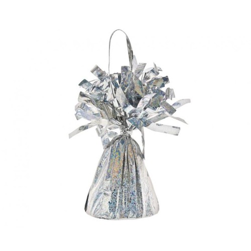 Colour Holographic Silver, Silver balloon, balloon weight