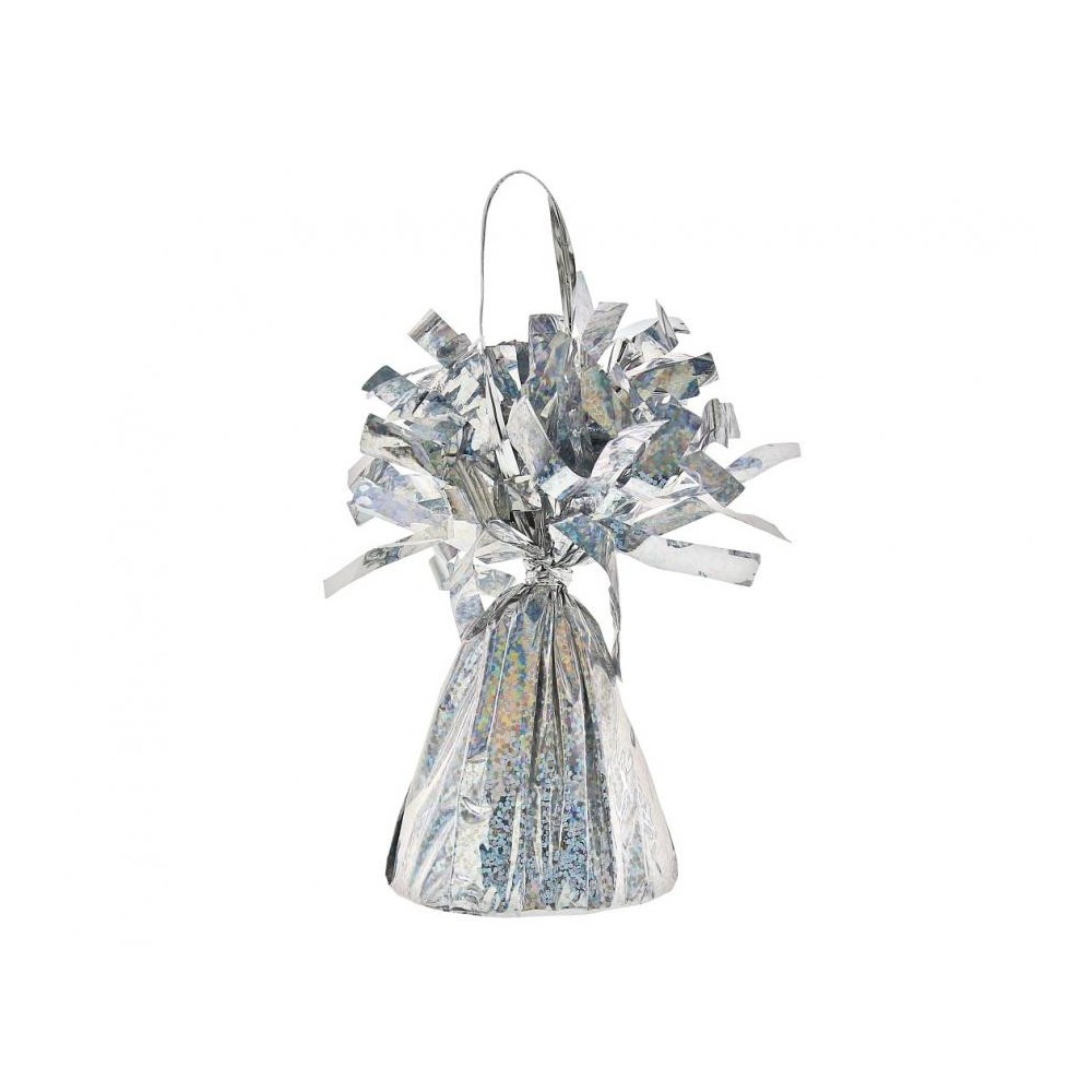 Colour Holographic Silver, Silver balloon, balloon weight