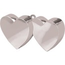 Wedding Silver, Double Heart Balloon, Balloon Weight