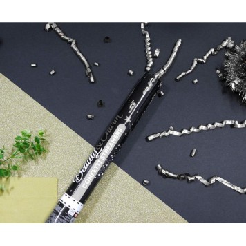 Colour Streamers Silver Confetti Shooter 40 cm