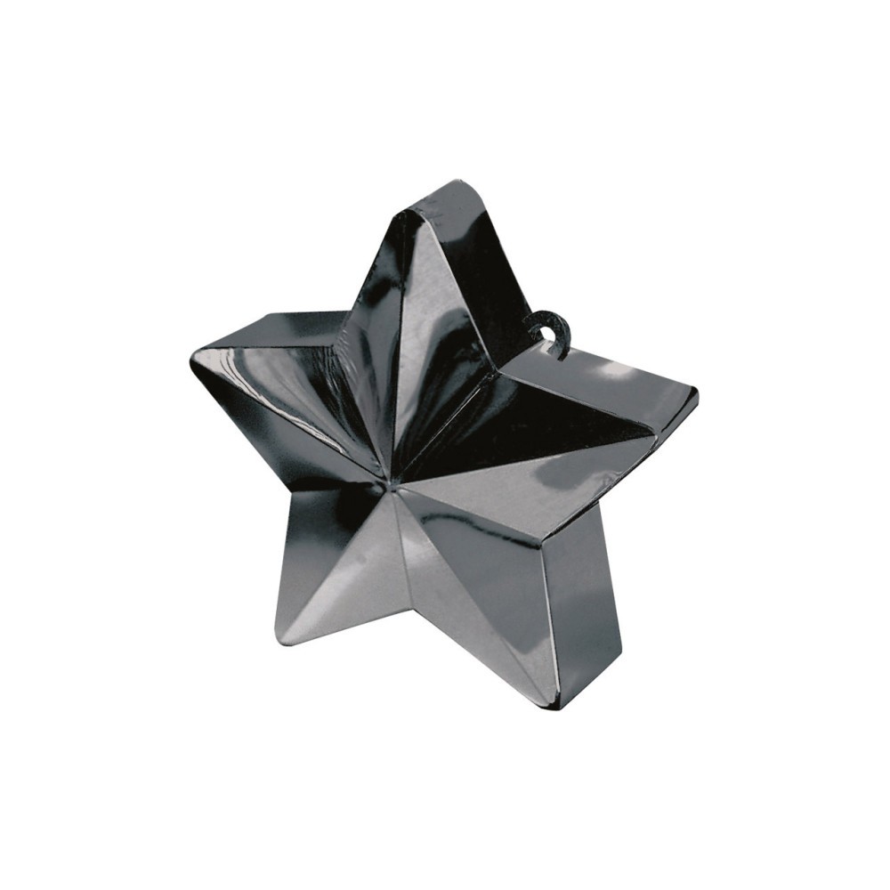 Colour Black Black star-shaped balloon weight