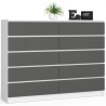 KOMODA K160 10SZ CLP PK BIAŁY / SZARY