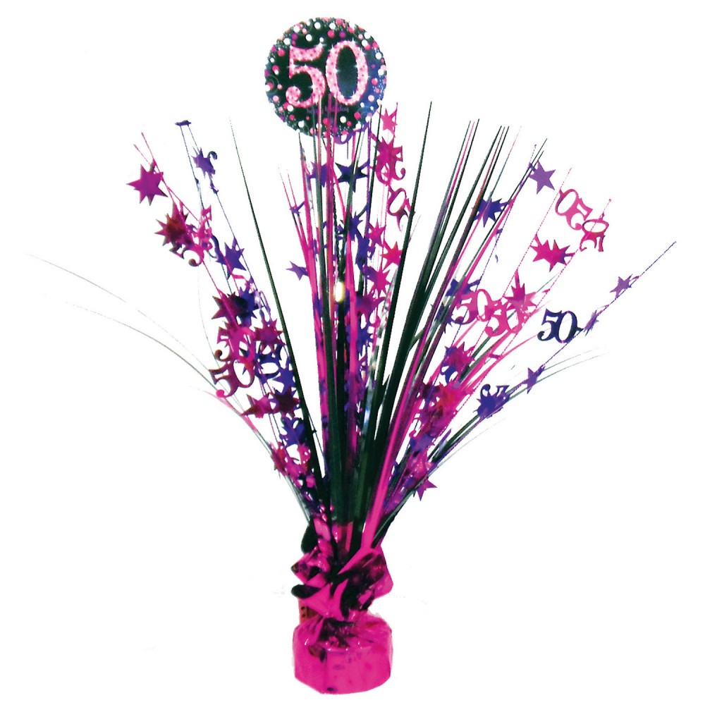 Happy Birthday Happy Birthday Pink 50 table decoration 45.7 cm