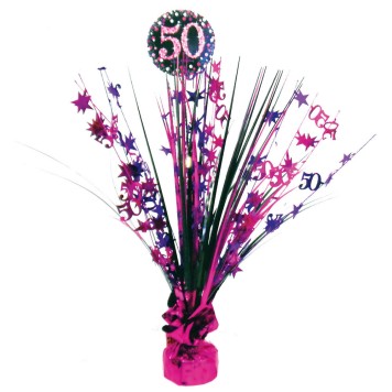Happy Birthday Happy Birthday Pink 50 table decoration 45.7 cm