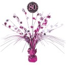 Happy Birthday Happy Birthday Pink 80 Table Decoration 45.7 cm