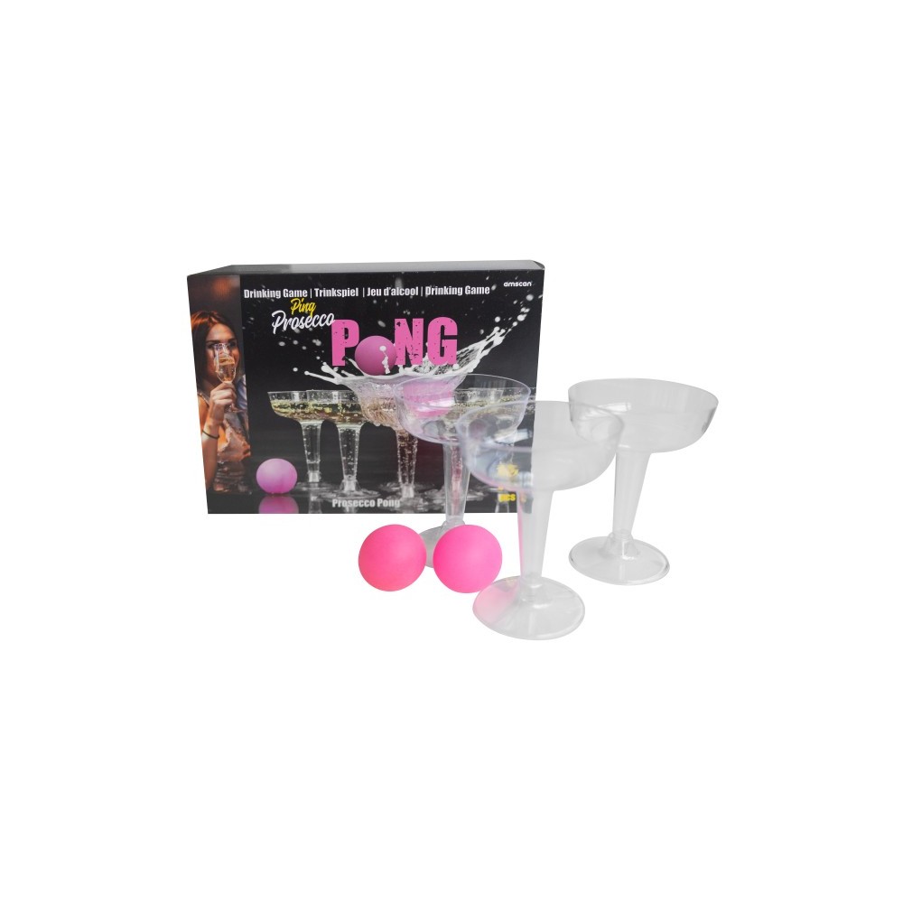 Party Prosecco Pong Drinking Game 15-piece