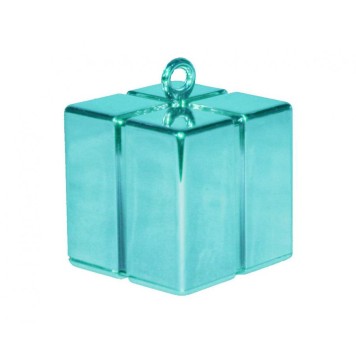 Colour Light Blue Blue gift box-shaped balloon weight