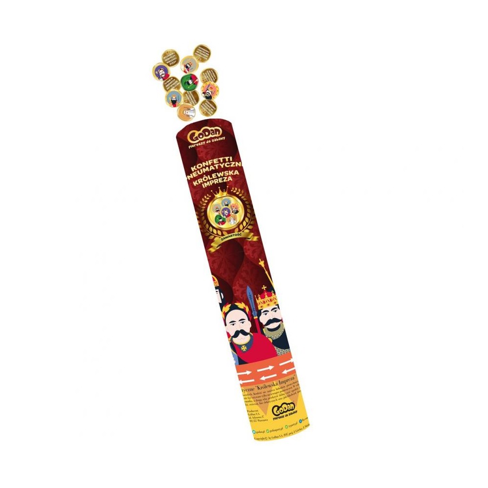 Party Royal Kings Confetti Launcher 30 cm