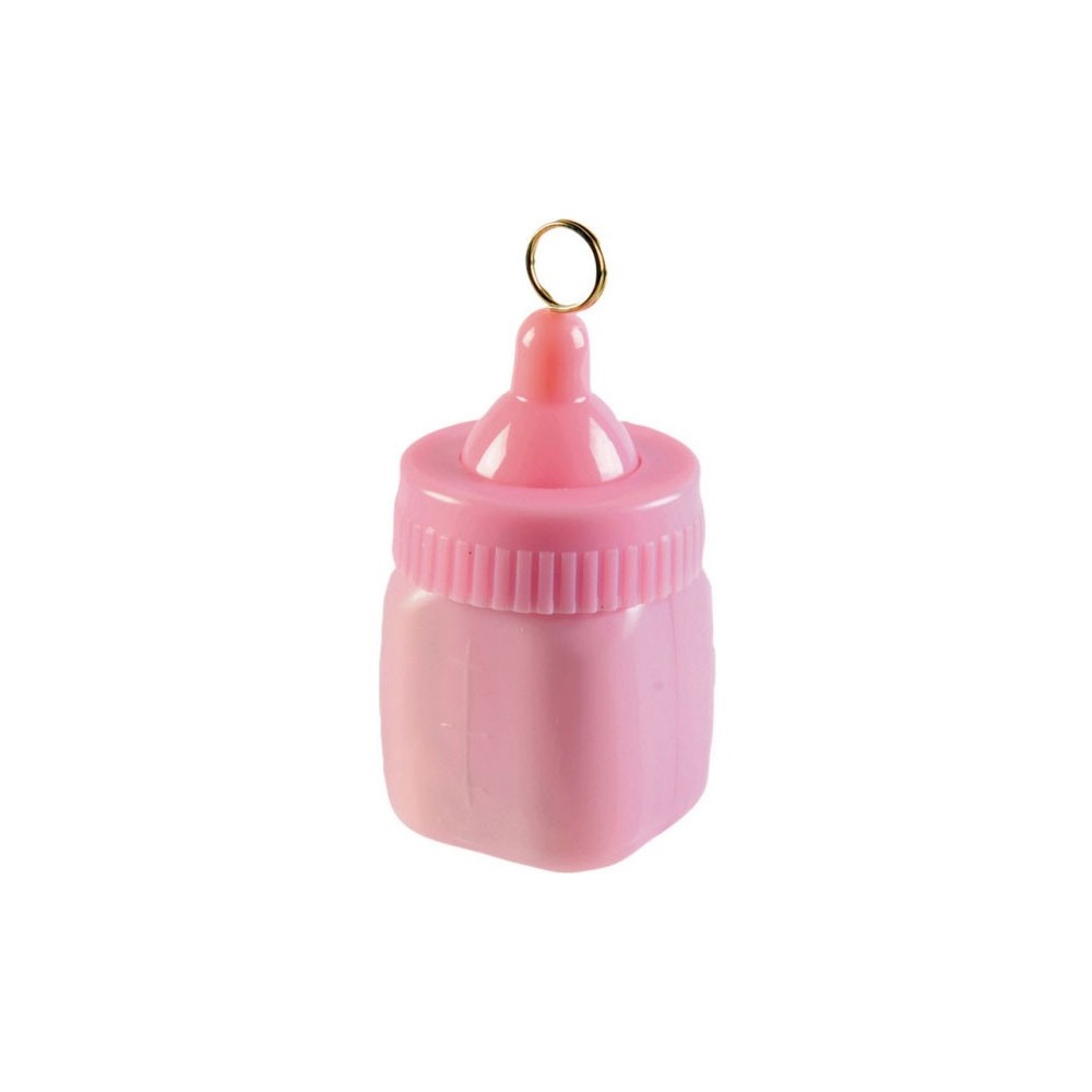 Baby Pink bottle balloon, balloon weight