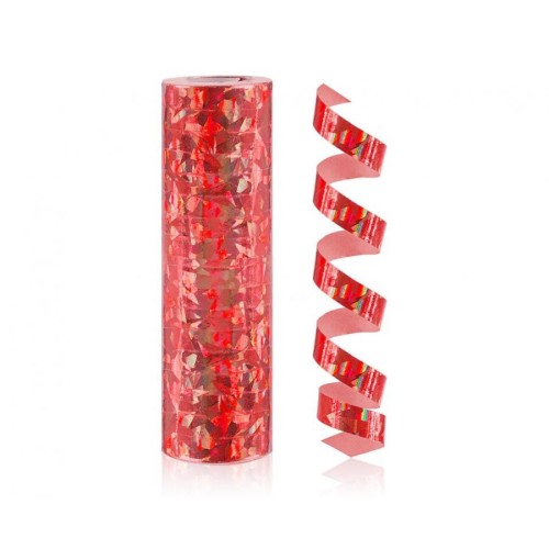 Colour Holographic Red Red streamers 4 m