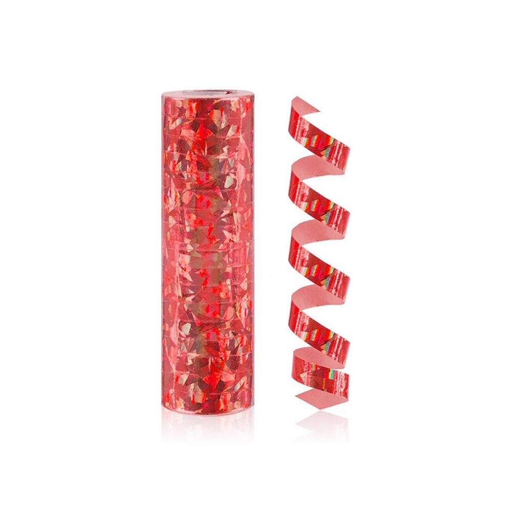 Colour Holographic Red Red streamers 4 m