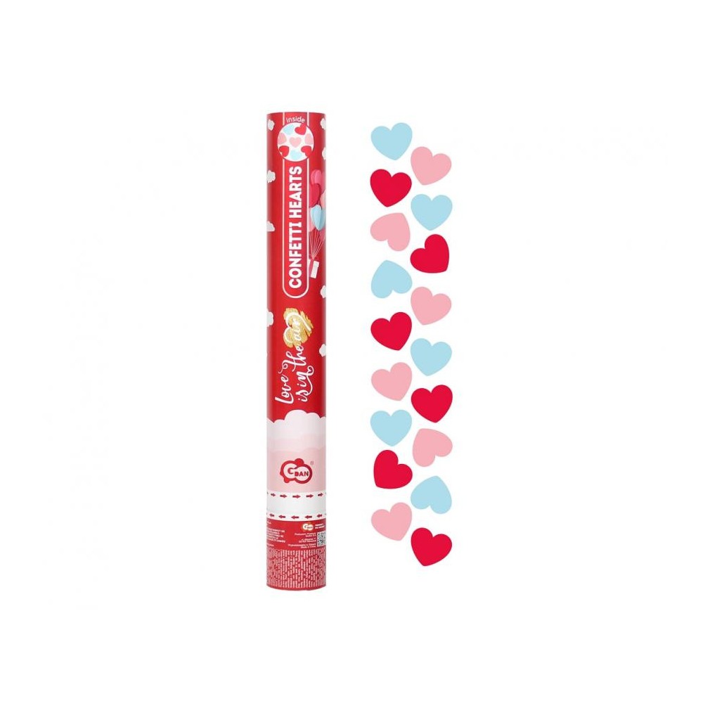 Love Love is in the air confetti cannon 40 cm