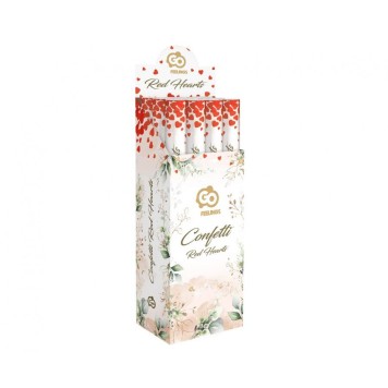 Love Red Hearts confetti launcher 60 cm