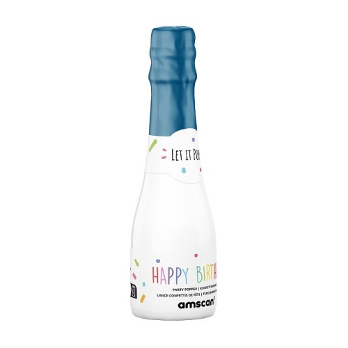 Colour Blue Bottle confetti launcher